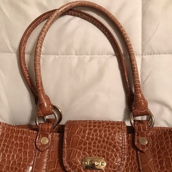 NWOT Liz Claiborne Faux Alligator Purse - Picture 2 of 8